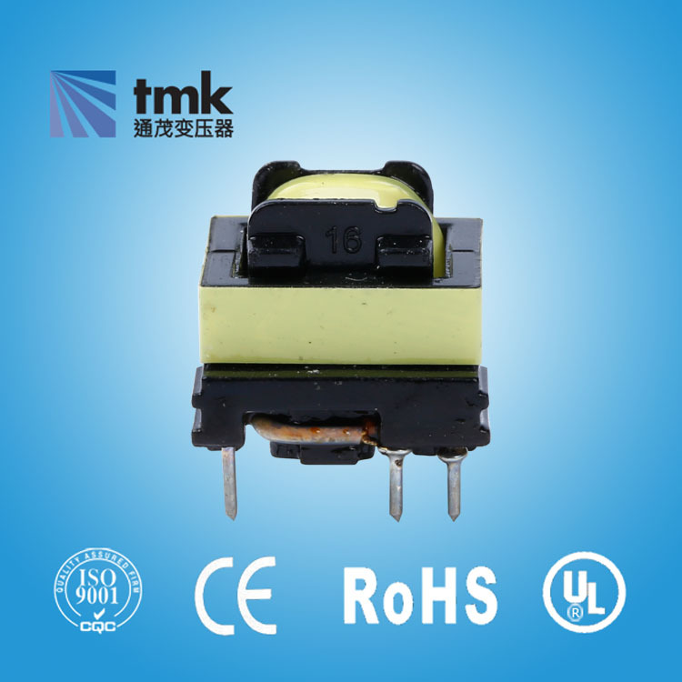 EF12.6卧式5+4脚骨架排距加宽过安规电源变压器