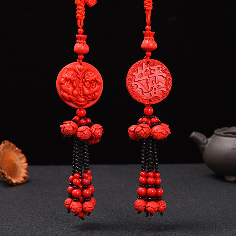 car god luck wealth auto hanging decoration supplies the car hang act the role ofing is tasted the traditional car accessories cinnabar red lotus cars