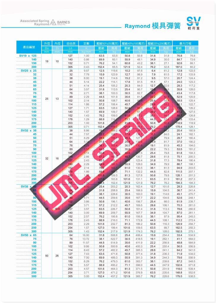 美国联合弹簧RAYMOND