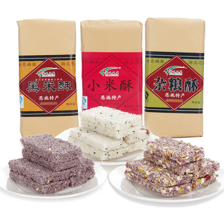 One piece On behalf of millet Black rice cakes Coarse Cereals Mihua Tang Yonago leisure time food specialty leisure time snacks