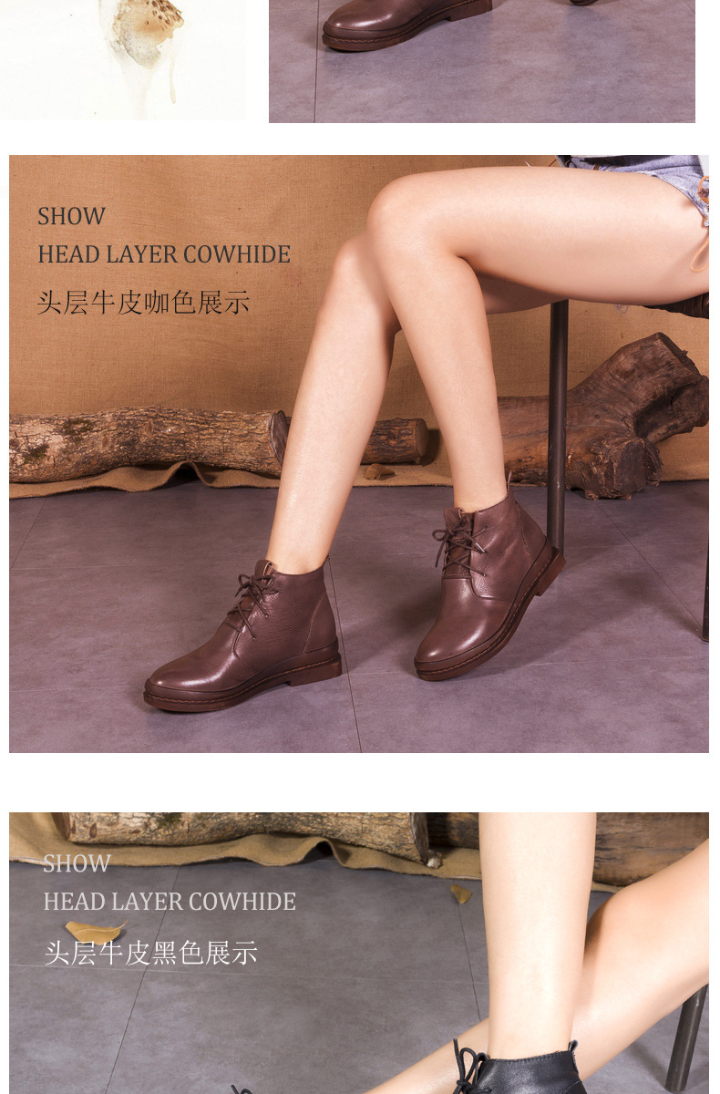 Bottes femme en En cuir - Ref 3354863 Image 18