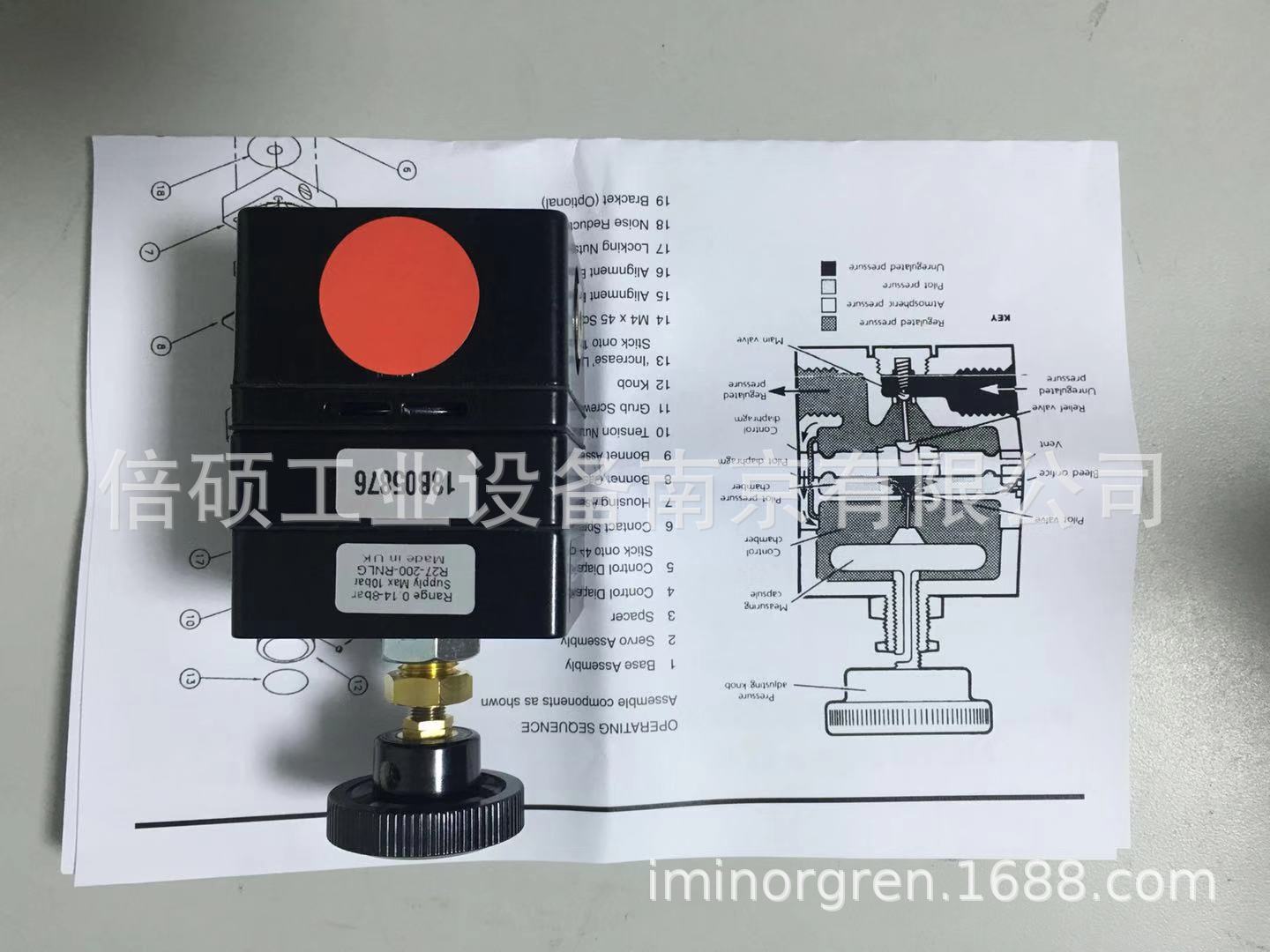  IMI NORGREN诺冠R27-200-RNLG精密减压阀 全新原装一级代理