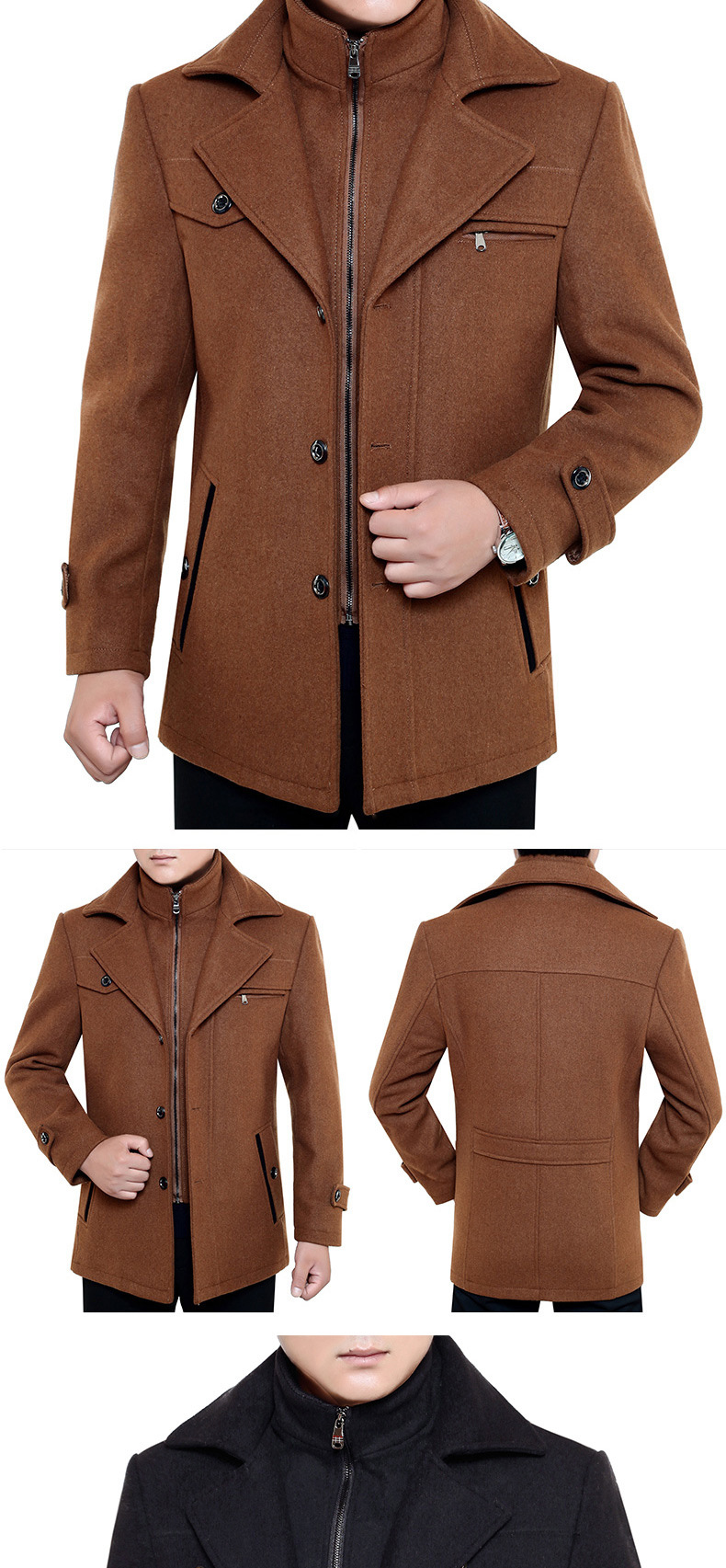 Manteau homme en Laine - Ref 3418967 Image 25