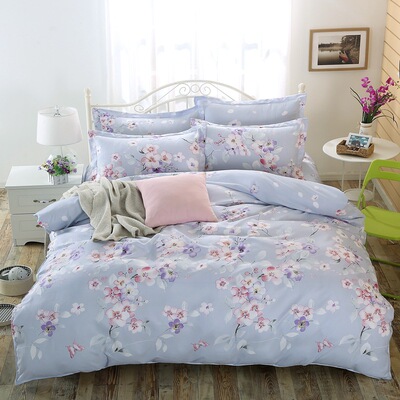 家纺被套批发床上用品植物羊绒斜纹磨毛单件简约学生被罩宿舍