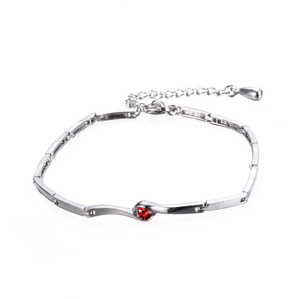 Universal brand copper ankle bracelet with zircon