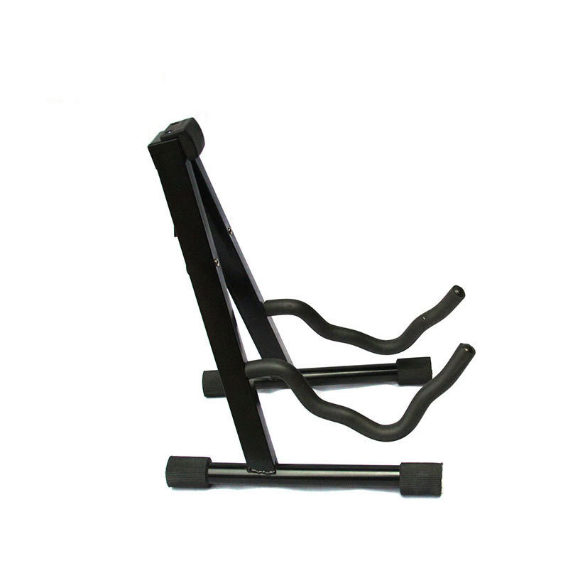 Baquelita de doble uso tipo A asiento de hierro soporte de guitarra eléctrica bajo eléctrico accesorios para instrumentos musicales soporte de guitarra