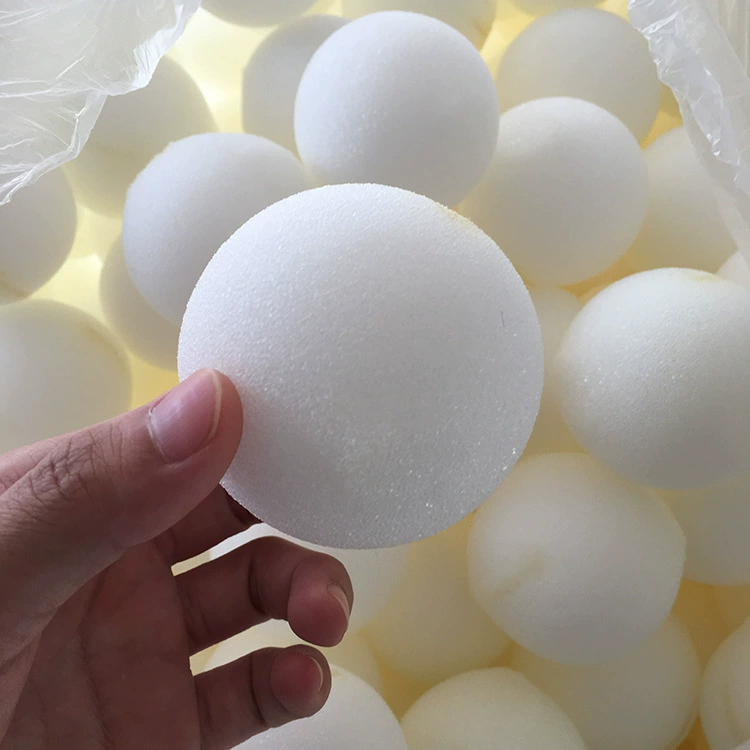 Завод прямой белый губка мяч пользовательские ткани пляж Губка Игрушка мяч фильтр мяч