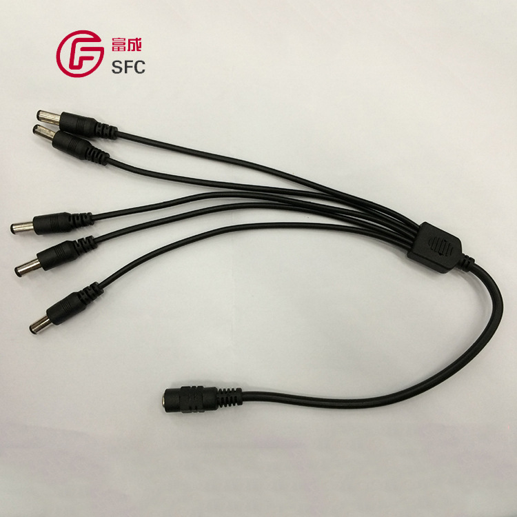 Manufacturers supply DC Dragged five Male head 5.5*2.1DC One mother, one fifth DC Bus line wholesale
