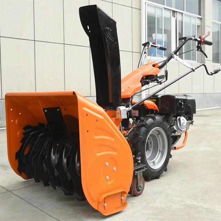 汽油柴油滚刷式加宽轮胎 快速铲雪机  13马力低油耗低噪音扫雪机