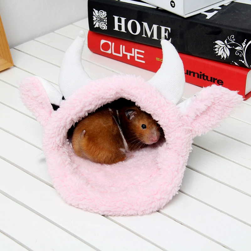 Guinea pig cold nest Ji Zai pet nest factory winter flying mouse warming nest, guinea rat cotton slippers cow nest