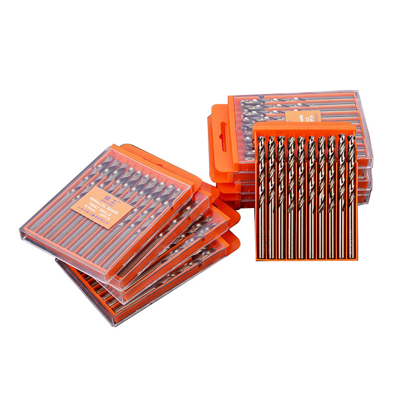 Qian Gong straight shank twist drill M0.3 ~ 13.0 titanium-plated twist drill 6542 material drill specially made of stainless steel