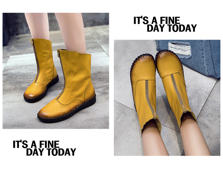 Bottes femme en En cuir - Ref 3354787 Image 24