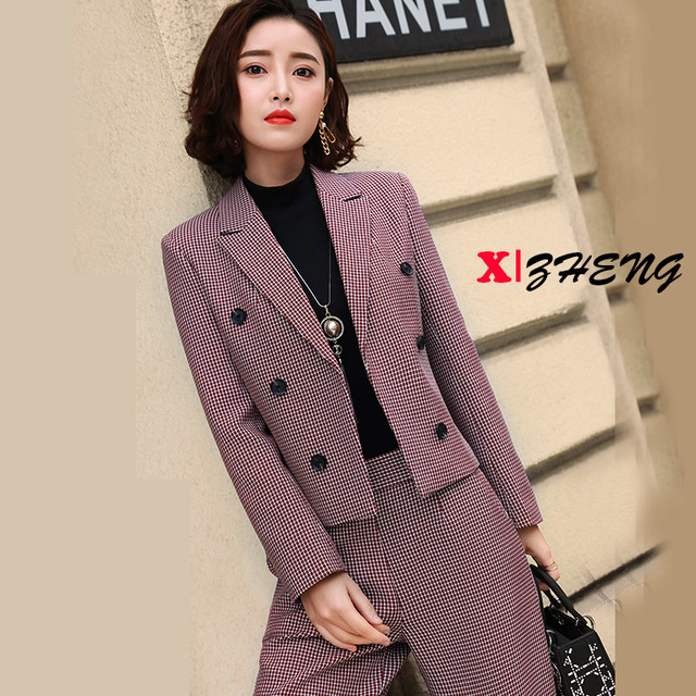 Autumn Fashion Women’s Professional Suit Women’s Skirt Suit