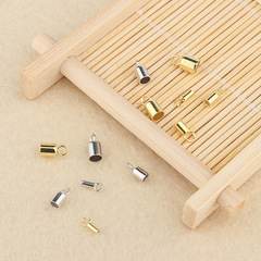 Tingxiang DIY Accessory S925 Pure Silver Tube Head Pin-through Connector for Lulutong Necklace Specialized Clasp