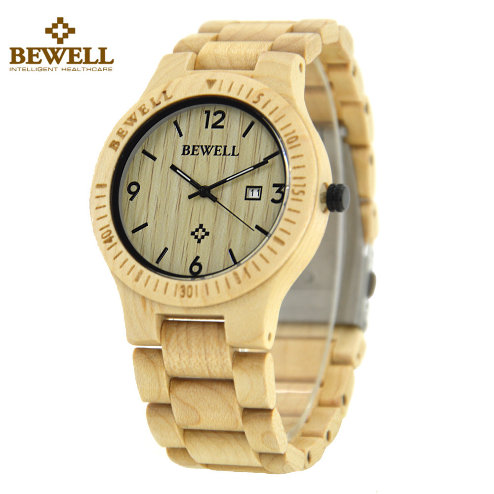 Montre en bois à quartz hommes - Ref 3431824 Image 6