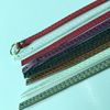 DIY weave Leather colour PU Necklace lanyard PVC Pendant Leather strap Rubber Rope Rope Bracelet parts