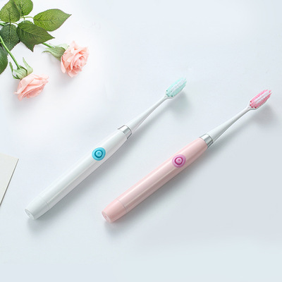 new pattern children Electric toothbrush Ultrasound adult Electric toothbrush Portable new pattern waterproof Lazy man toothbrush wholesale