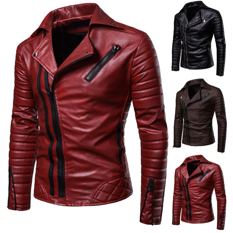 Veste en cuir homme - Ref 3443844 Image 1