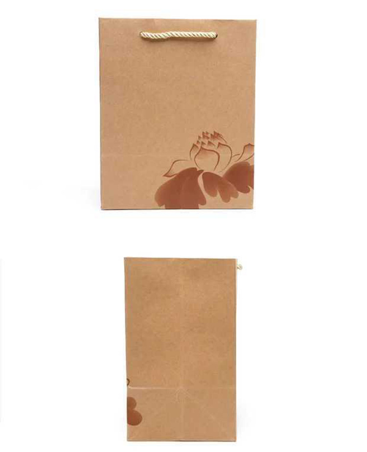 礼品袋牛皮纸袋手提礼袋茶具工艺品建盏饰品礼品盒外装袋定制批发