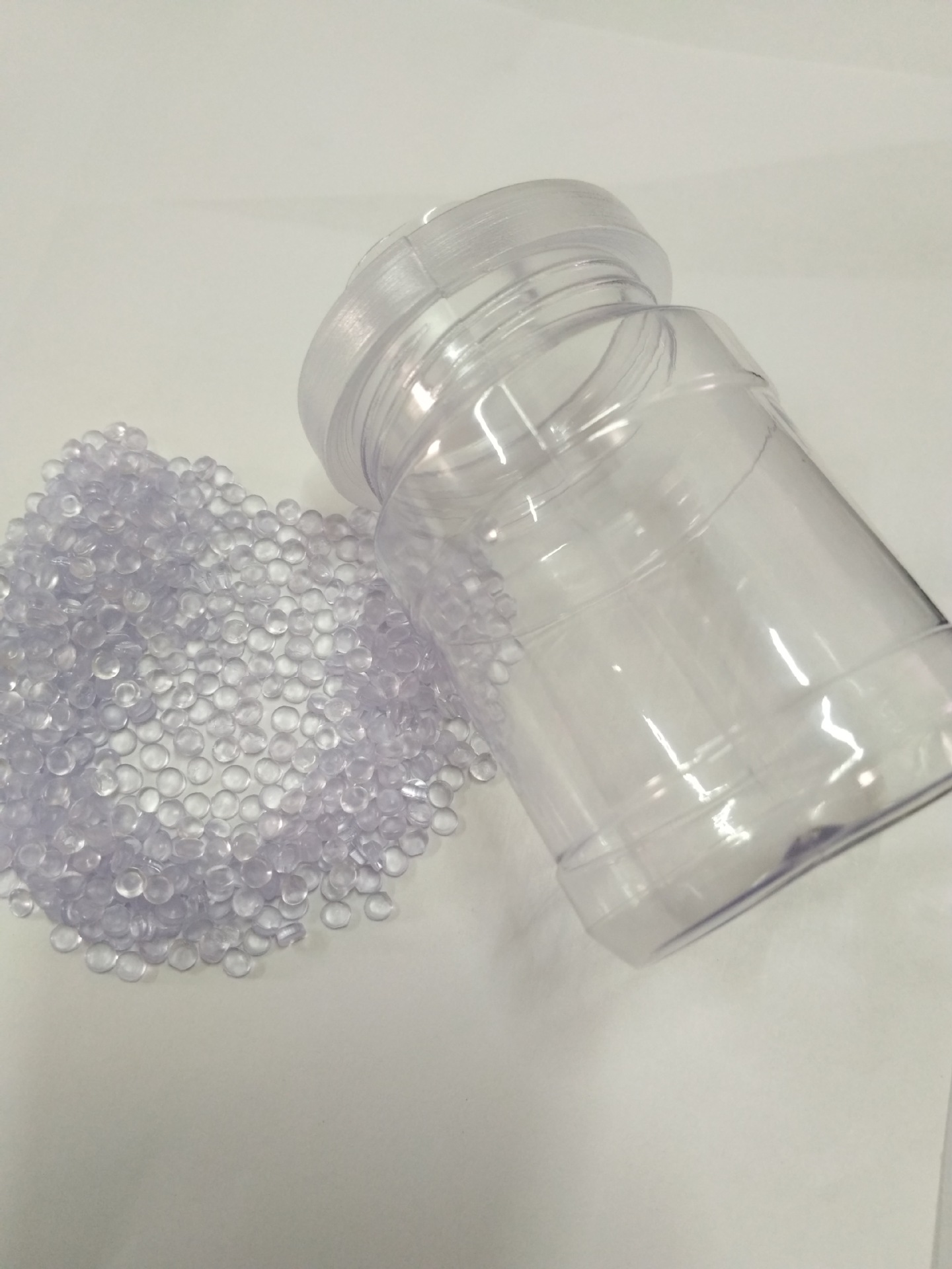 泡泡水瓶吹塑吹瓶PVC塑胶料 PVC塑料 PVC原料 透明硬质PVC