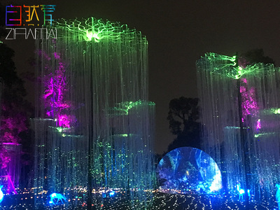 Natural Love Modern minimalist led Fiber optic lights Net Red Restaurant hotel Corridor Fiber optic decorate Romantic Star a chandelier