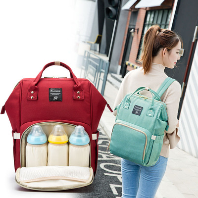 Cross border Source of goods Mummy Bag Female bag multi-function High-capacity Mummy Bag Shoulders Mother bag go out knapsack Mother-Baby Pack