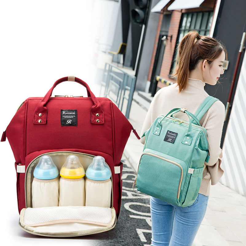 Cross border Source of goods Mummy Bag Female bag multi-function High-capacity Mummy Bag Shoulders Mother bag go out knapsack Mother-Baby Pack