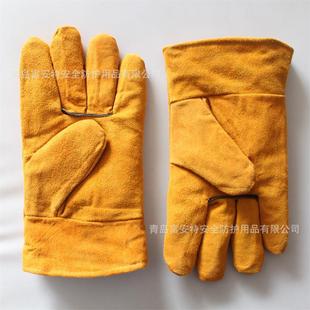 Кожаные удерживающие тепло флисовые перчатки, прямая поставка с фабрики