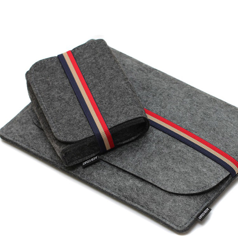 厂家直销 韩版 时尚简约平板电脑毛毡包 毛毡保护套 可按需定制