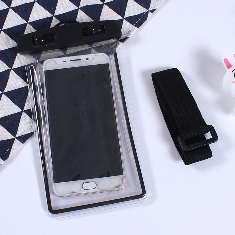厂家现货批发臂带手机防水袋高触屏拍照透明手机防水套可印刷标志