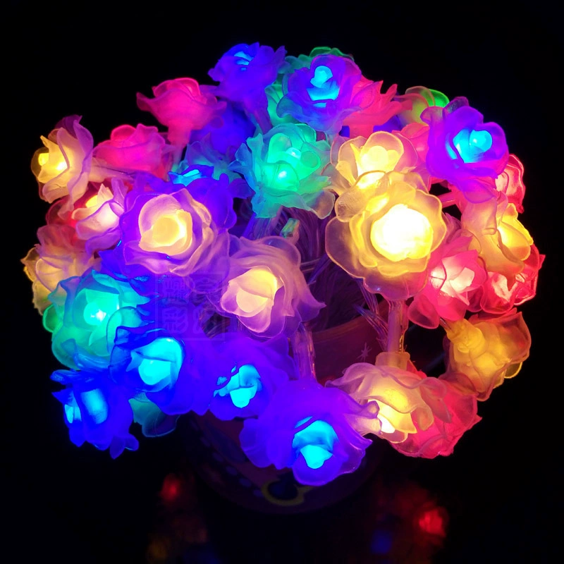 LED-лампа розового цвета, настольная, свадебная, рождественская вечеринка, романтическая атмосфера, декоративная, водонепроницаемая, подключаемая гирлянда