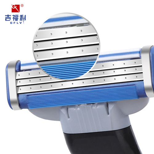 Factory direct supply of razor head, universal three-layer knife holder, manual shaving blade, Gifli shaver