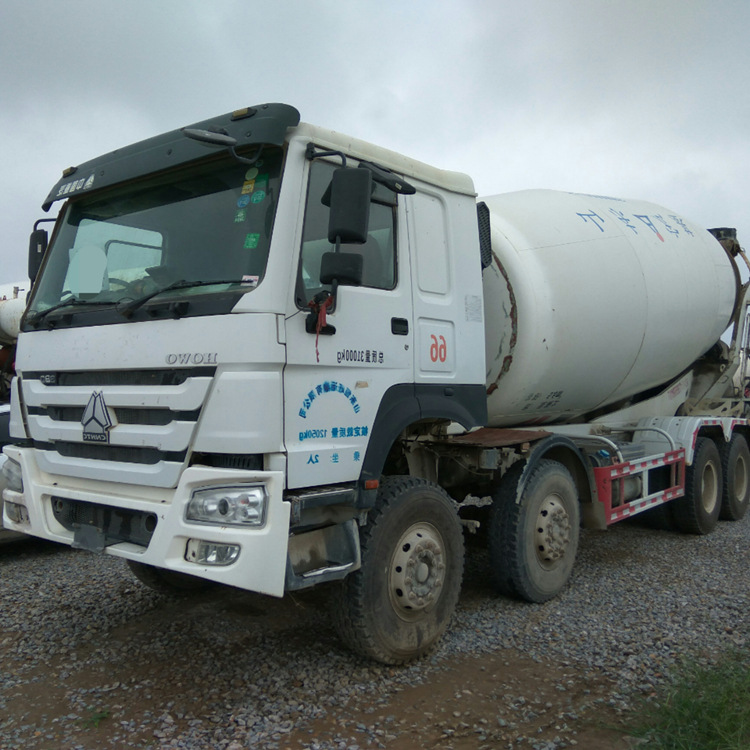 二手18方水泥搅拌运输罐车实跑4万公里14年国四豪沃混凝土搅拌车