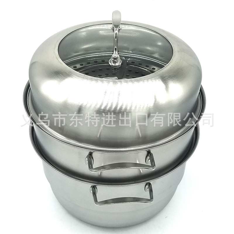 厂家直销蒸锅带磁双层蒸锅家用蒸煮多用锅蒸汤锅促销礼品赠品详情图5