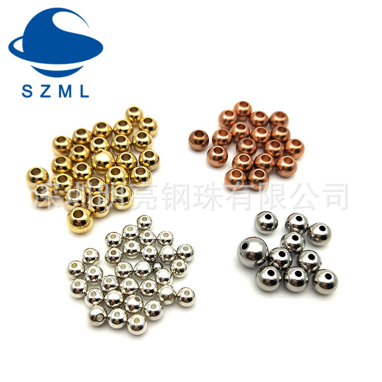 工厂供应 打孔球 28mm 电镀钢球 接受加工