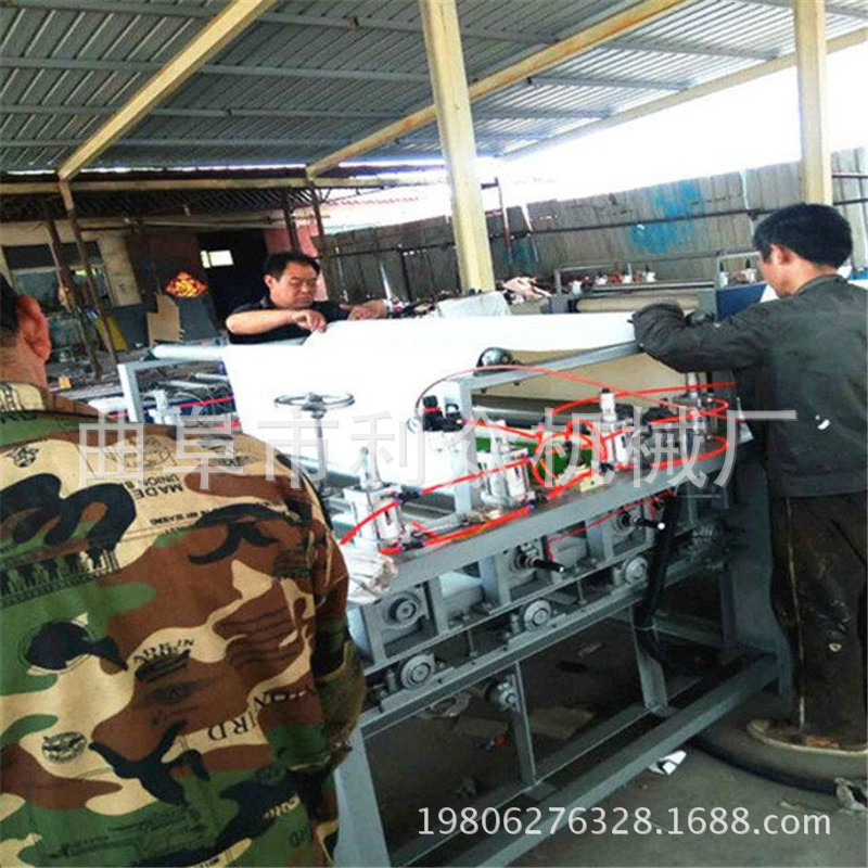 石嘴山 无纺布泡沫板复合机 全自动PVC膜双面加热贴纸机