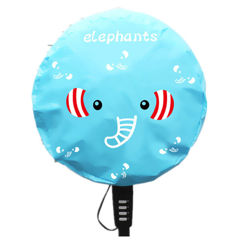 Cartoon round fan dust cover all-inclusive fan protective cover floor-standing electric fan cover