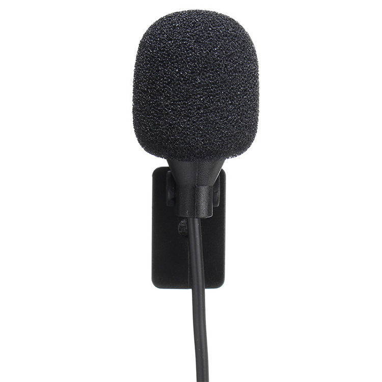 Car GPSAccessories Car DVDMicrophone Cable Length3 Meters Clip-on Collar Microphone Sound Collector Pickup