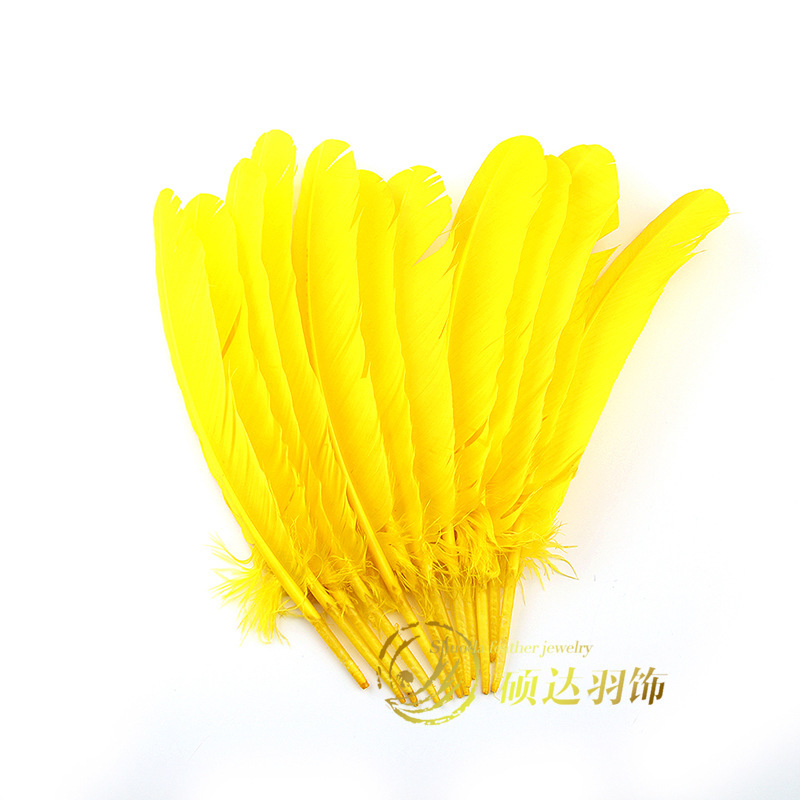 Shuoda factory direct turkey nest feather 30-35cm party mask accessories handmade jewelry feather accessories