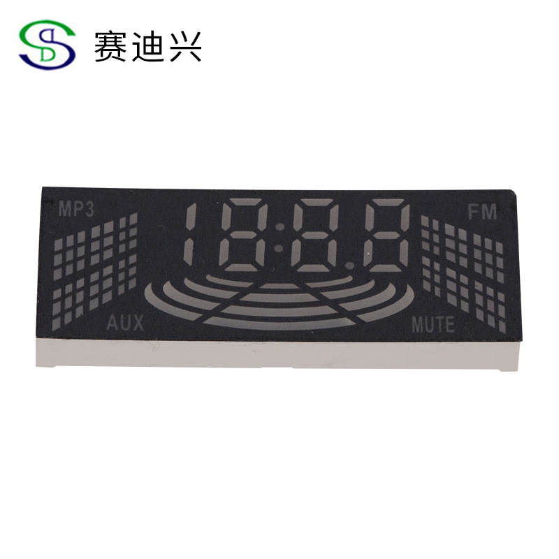 LED显示屏 彩色数码管显示屏 定制7脚数码管 共阴共阳科|ms