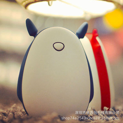 創意龍貓手機USB迷妳充電寶暖手寶兩用usb萌樂寵暖手寶移動電源