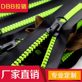 厂家供应 TPU PU树脂防水拉链   玉米牙细牙塑钢树脂塑料防水拉链