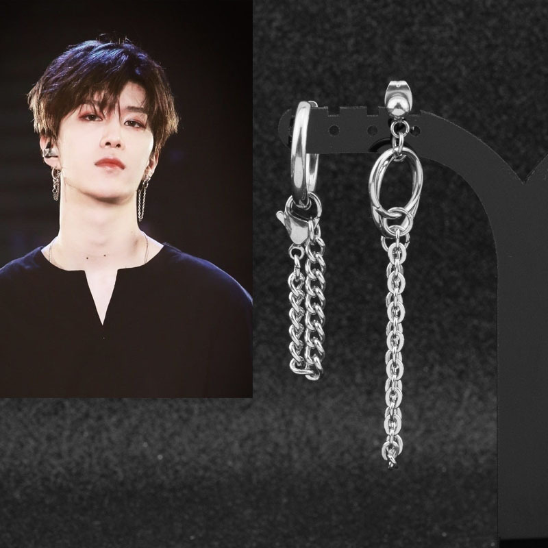 asymmetrical earrings