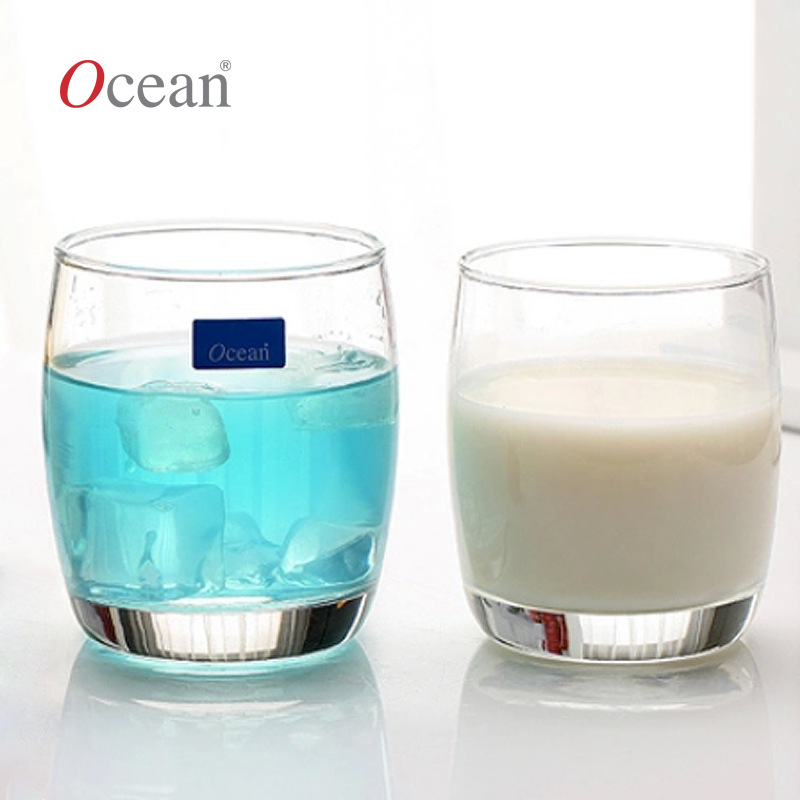 Ocean歐欣透明喝水玻璃杯子創意水杯果汁牛奶杯耐熱茶杯無蓋杯子