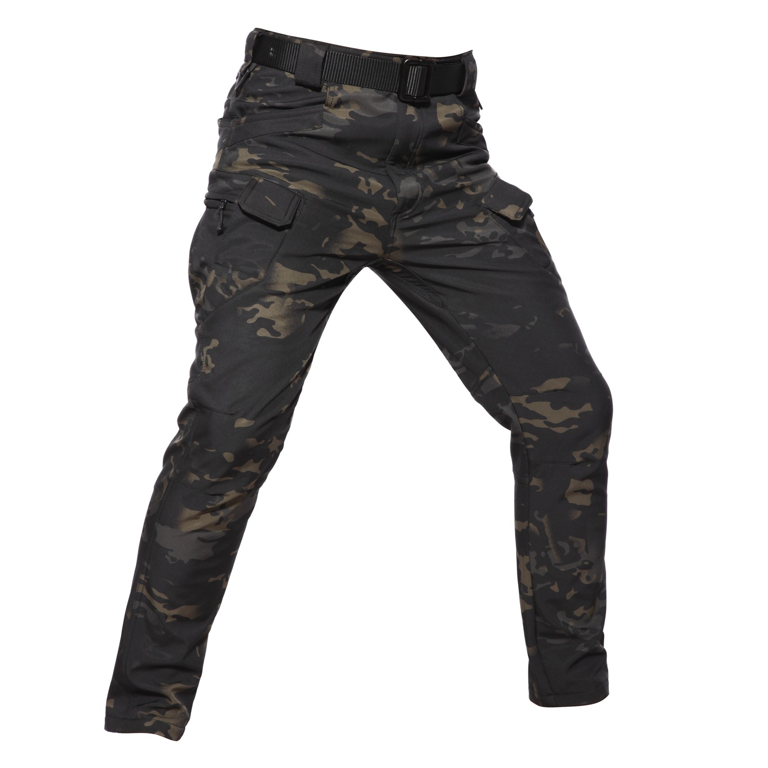 Man's clothing Archon Outdoor sharkskin soft shell pants Tactical Army Leggs Assault pants Waterproof warm men's camouflage_viptrois.com