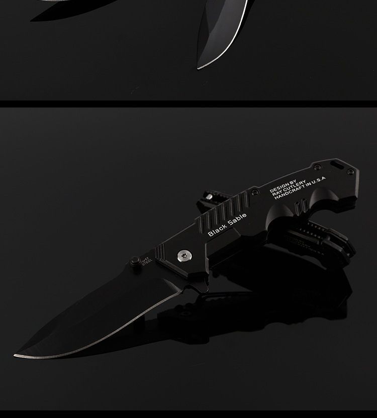 户外刀具高硬度折叠刀野营战术刀随身刀多功能求生折刀