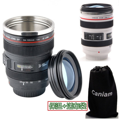 第六代镜头杯Canon24-105 不锈钢内胆 创意个性水杯家居用品