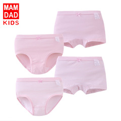 Children's underwear, cotton, girls' briefs, boxer briefs, four-pack, parents' baby underwear, factory direct sales