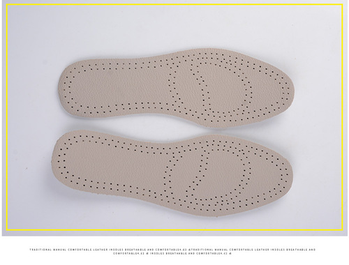 First-layer cowhide insoles for men and women, breathable, sweat-absorbent, deodorant, shock-absorbing, genuine leather, non-slip, super soft and comfortable