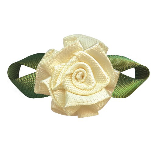 Yao Ming decoración de flores DIY hecho a mano de ocho caracteres hoja 2 puntos Konka Xin ropa interior Decoración Accesorios embalaje cinta pequeña flor